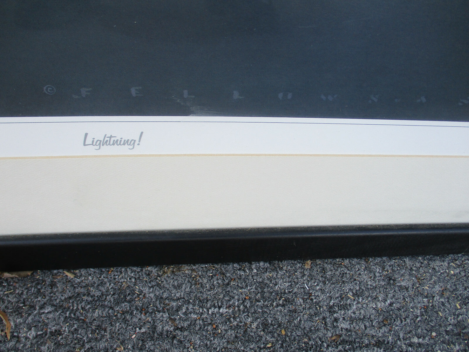 ES 6: Aviation Art Plane Junkie Lightning! Artist Jack Fellows P-38 Print wFrame