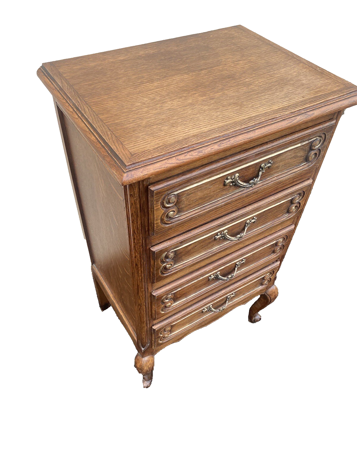 65016   Oak Lingerie Chest Dresser Nightstand