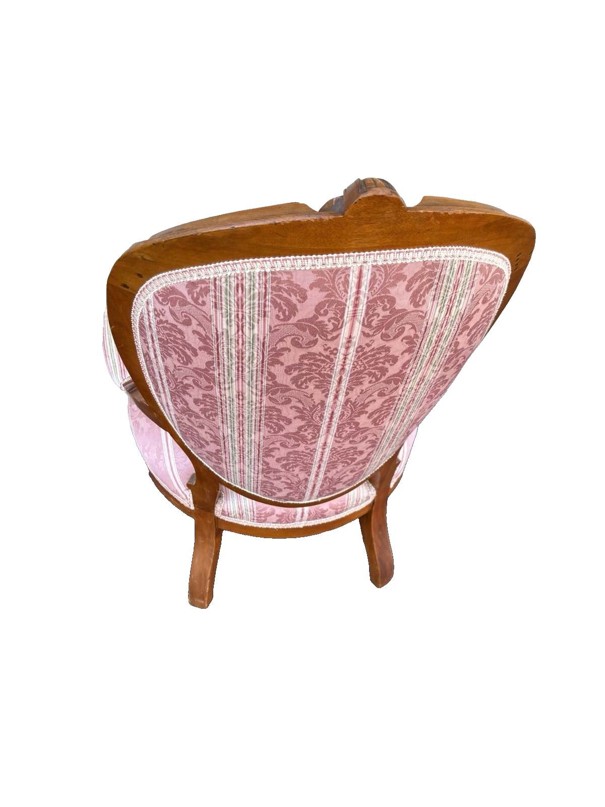 65750 Antique Victorian Walnut Armchair Chair