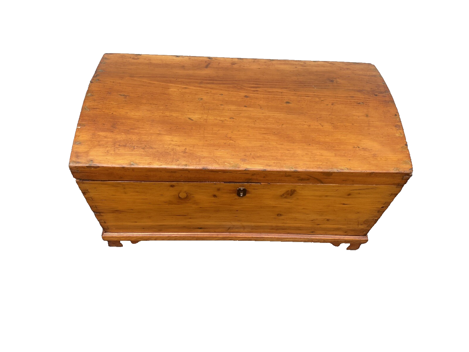 65436 Antique Primitive Blanket Storage Chest