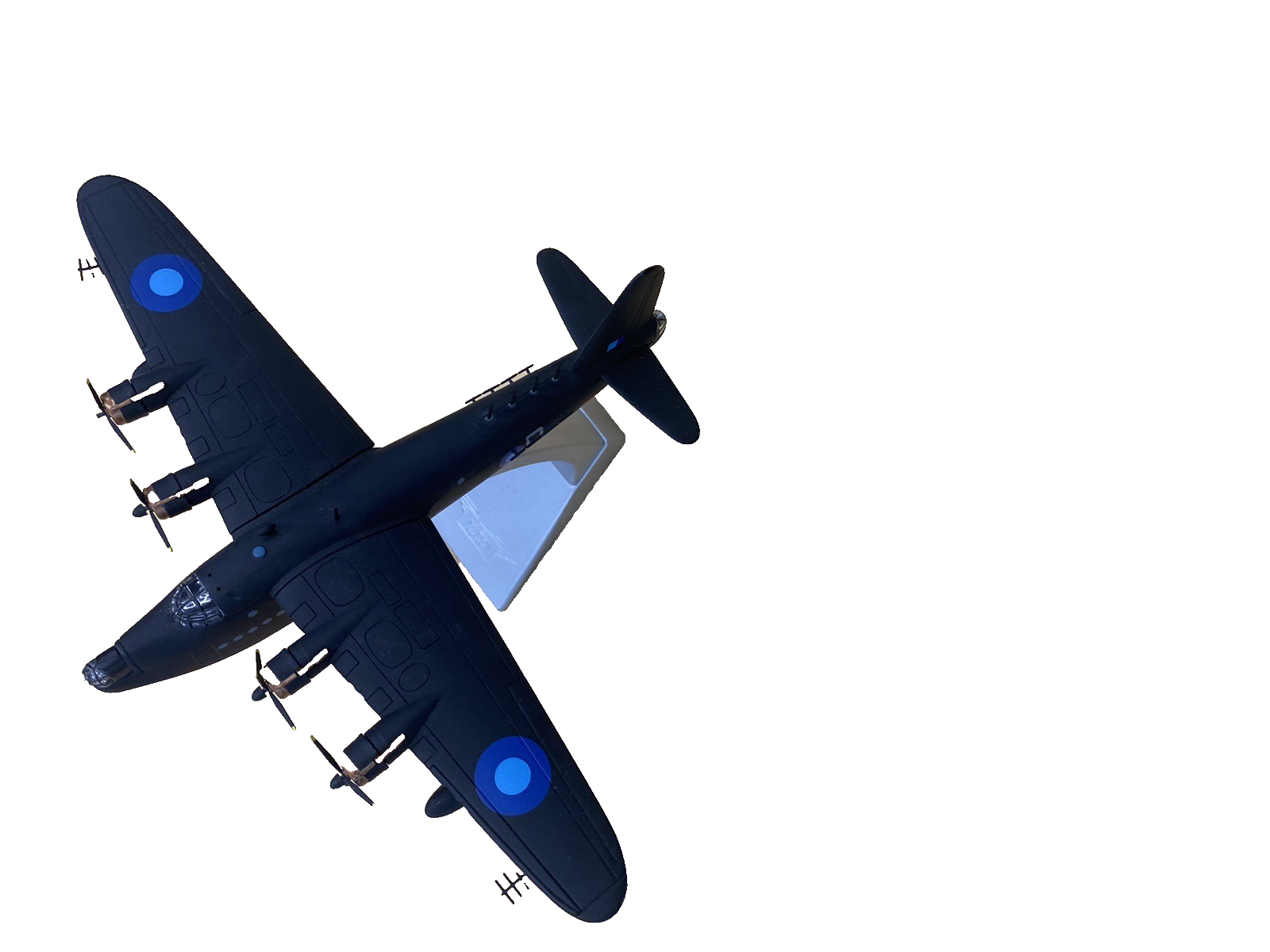 ES 1001 Black Diecast Military Airplane Plane