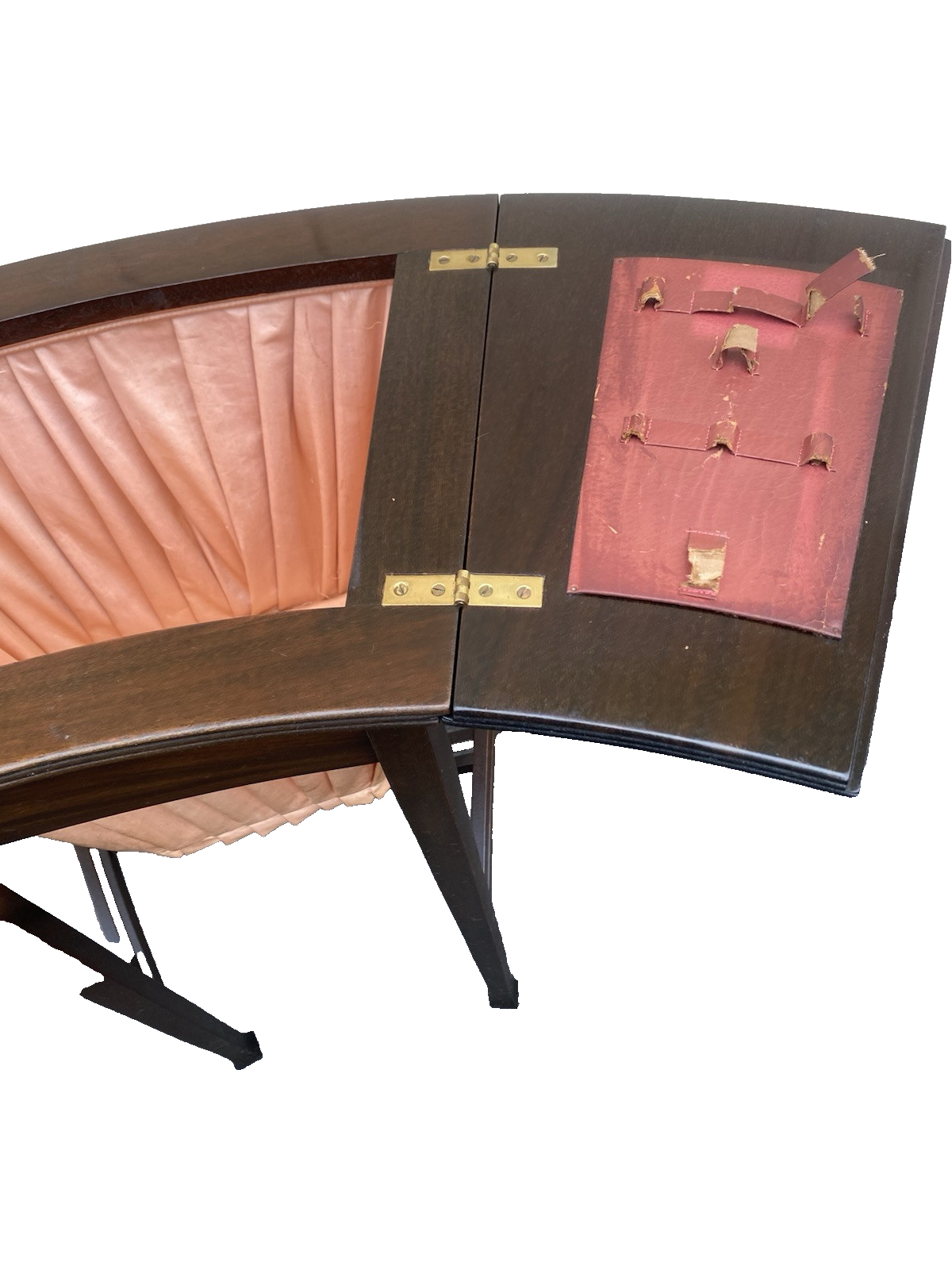 66420 Mahogany Victorian Sewing Stand Table