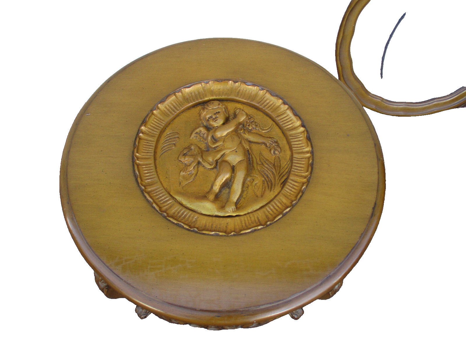 63999 Antique Tray Top Coffee Table Stand 