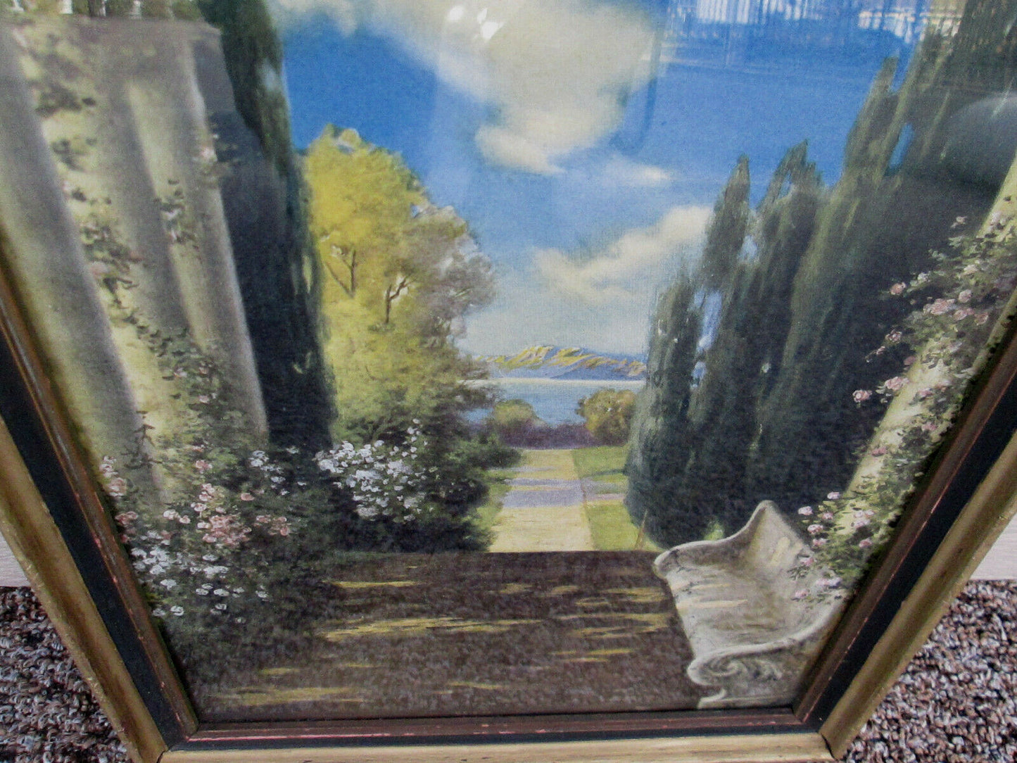 ART 20:   Atkinson Fox Print in Deco Picture Frame