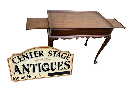 65736 C W KITTINGER Mahogany  Tea Table Lamp Table Stand
