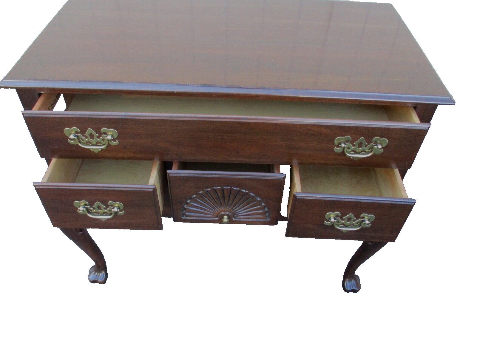 63765 ETHAN ALLEN Mahogany Low Boy Dresser Chest