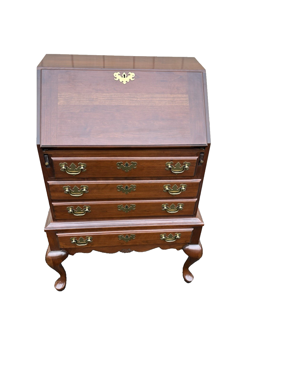 66733 Solid Cherry Slantfront Desk Chest