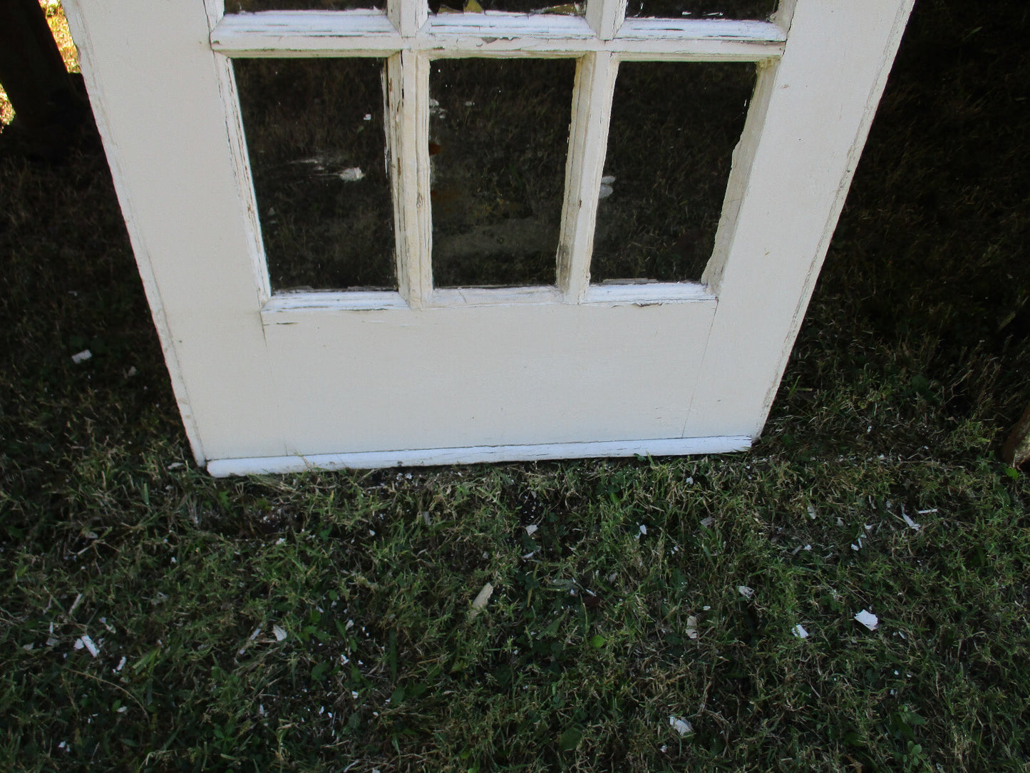 Door 02:     Antique Victorian Solid Wood Door  32 1/4" W  x 80"H