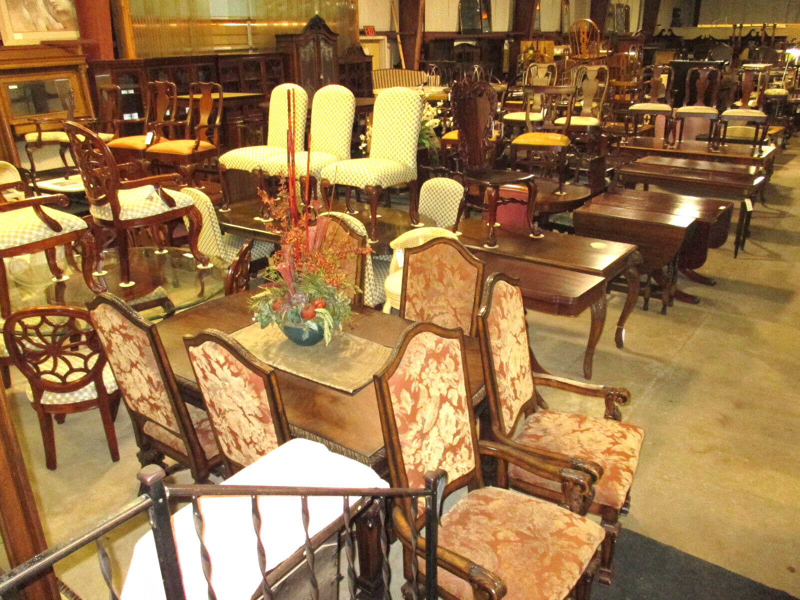 63592 Rustic Primative 2 piece Country Cabinet Curio 