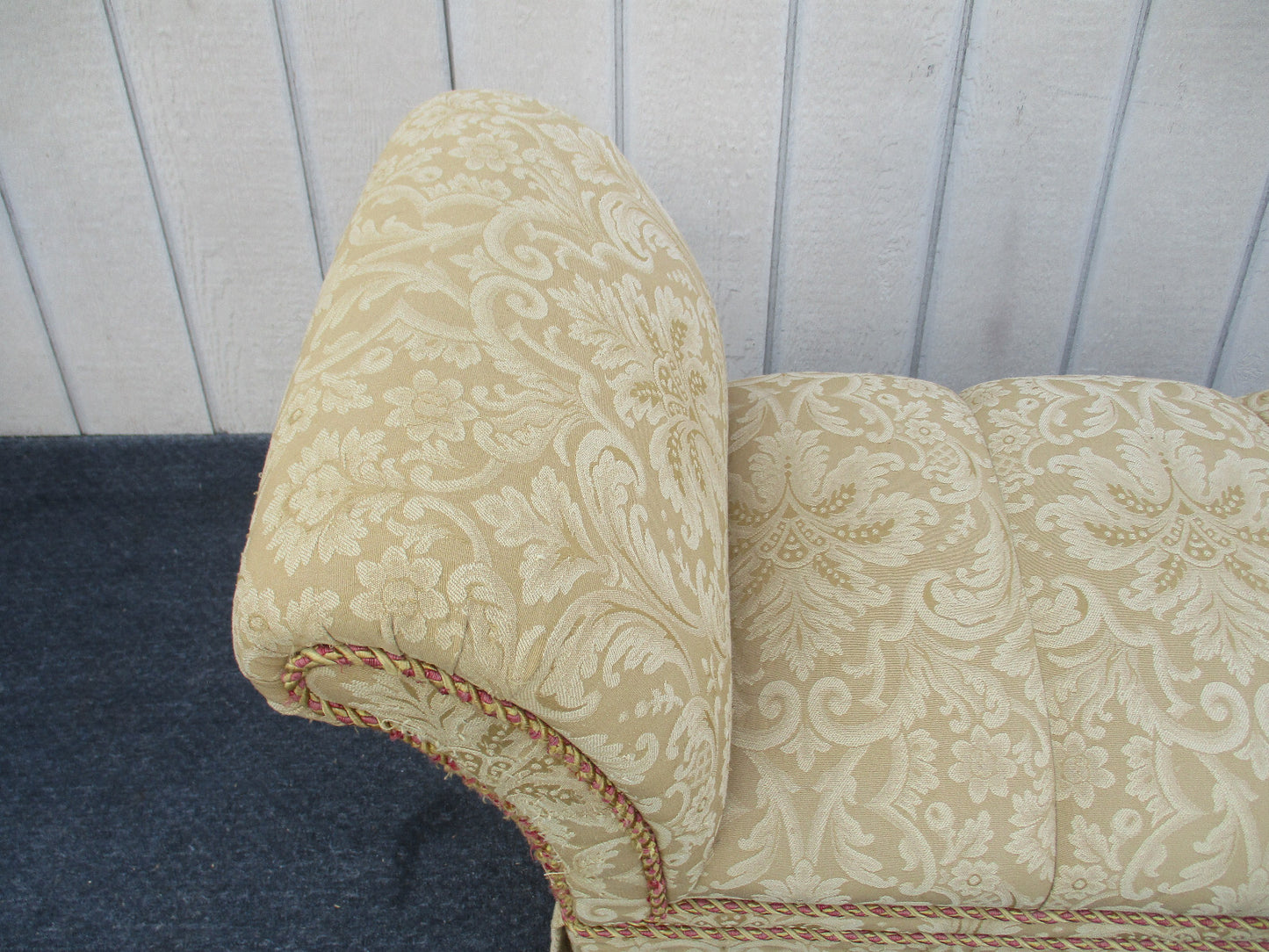 63457  Gold Decorator Window Bench Seat Settee