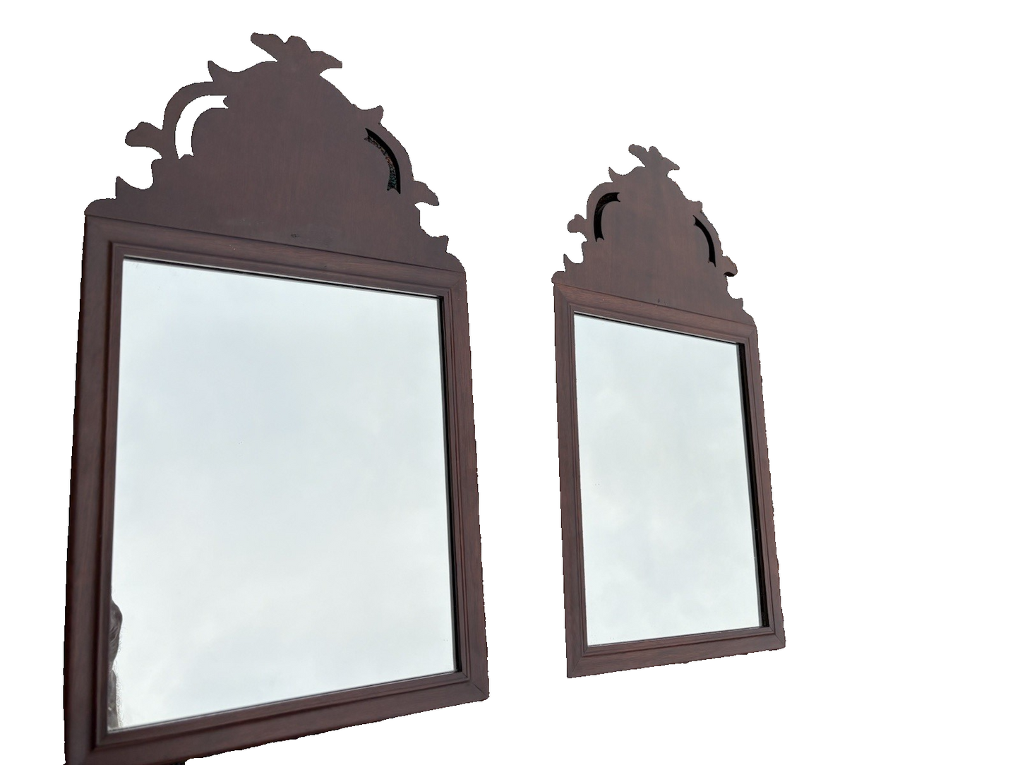 66929  Kittinger  OLD STURBRIDGE VILLAGE PAIR MINI Mahogany Mirror s