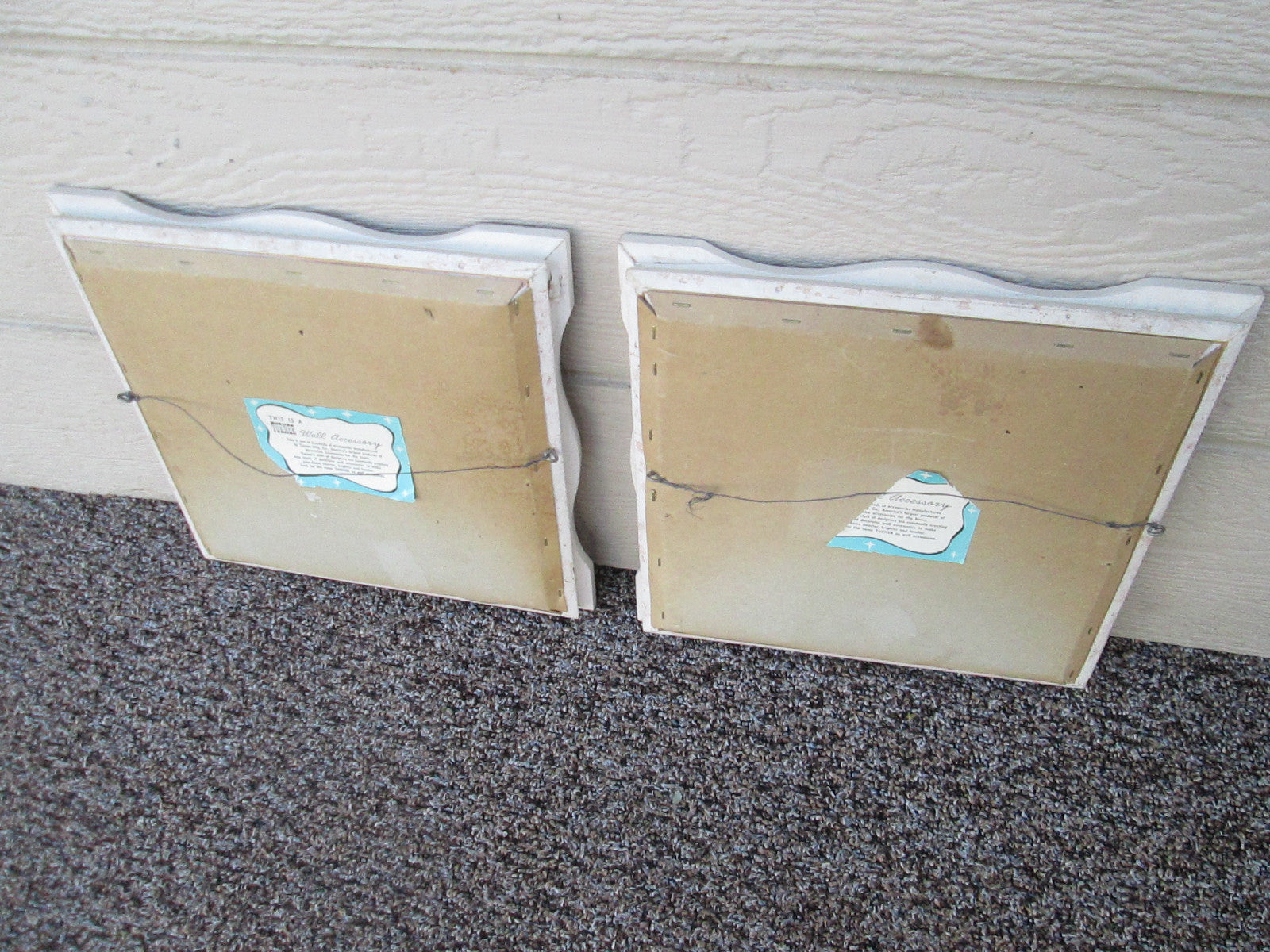 MW :  Pair Mid Century Modern Vintage TURNER Prints In fancy Picture Frames 