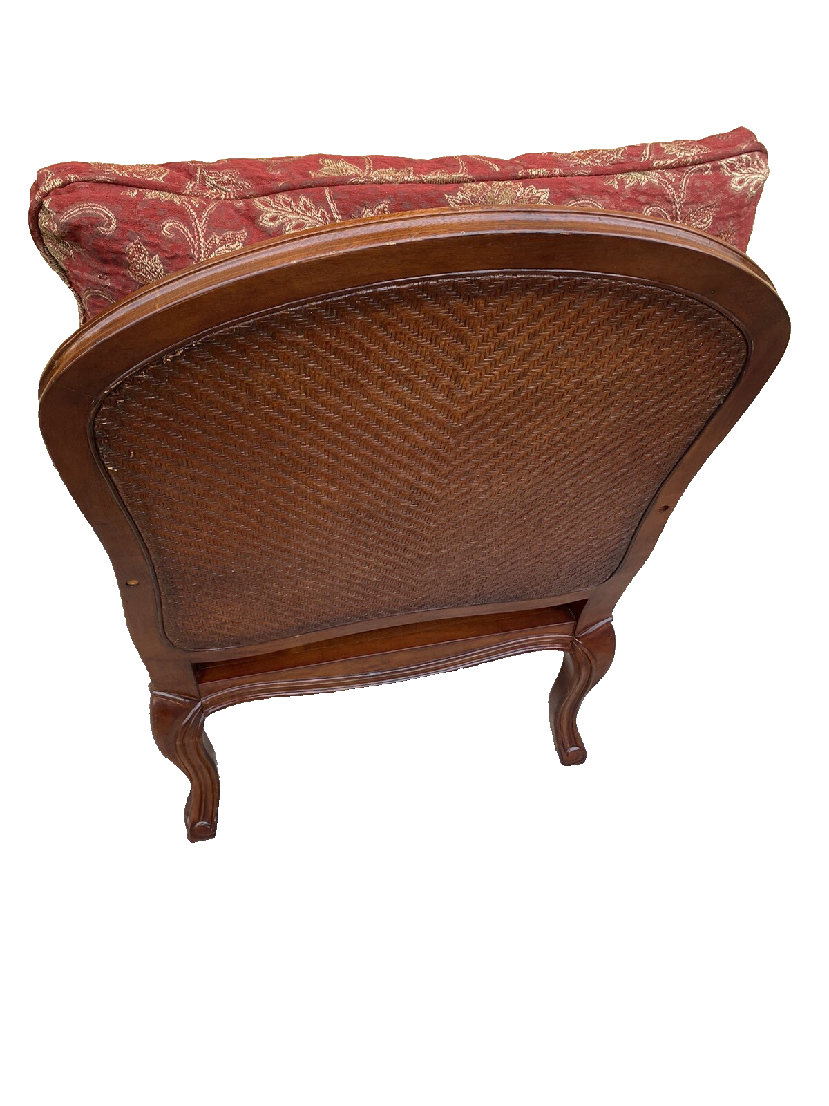 65401   Mealeys Furniture French Country Bergere Armchair w/ Stool