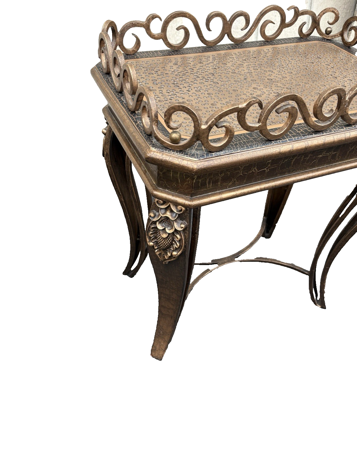 66755 QUALITY Modern Tray Top Coffee Table Stand Very Heavy