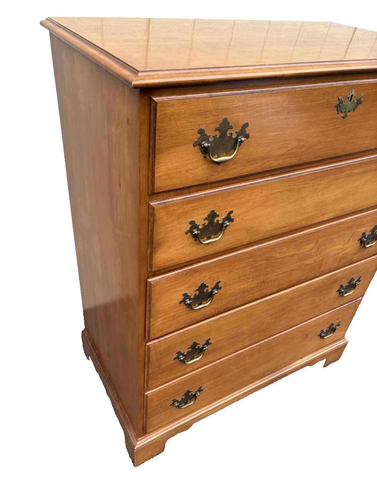 67109 Solid Maple High Chest Dresser