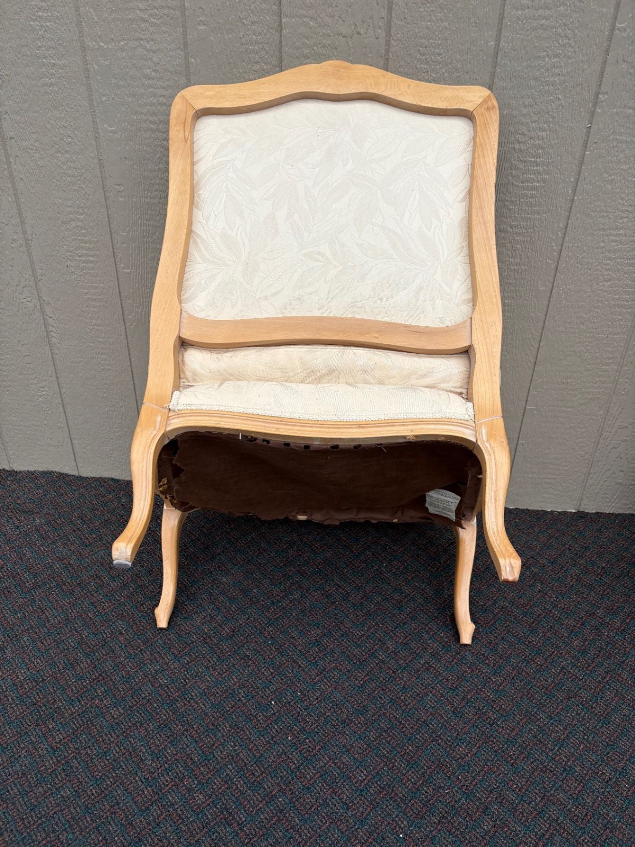 67530 Pair of Chateau Dax Italian Louis XV Style Armchairs in Cream