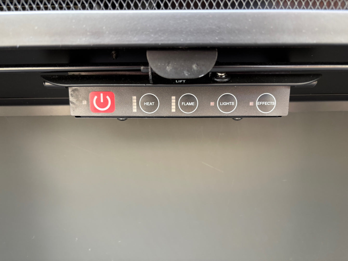ClassicFlame Electric Fireplace with Remote Control, Dark Finish