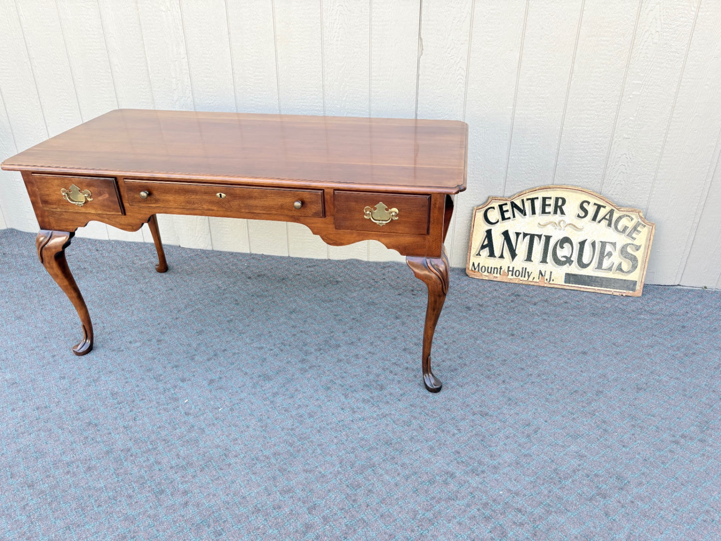 67979 Statton Queen Anne Cherry Writing Desk with Cabriole Legs