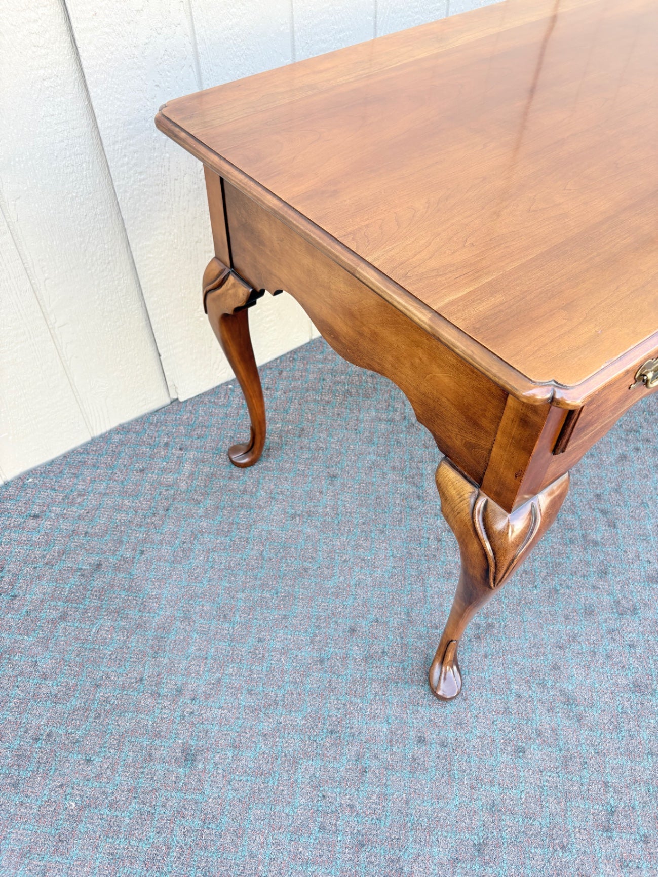 67979 Statton Queen Anne Cherry Writing Desk with Cabriole Legs