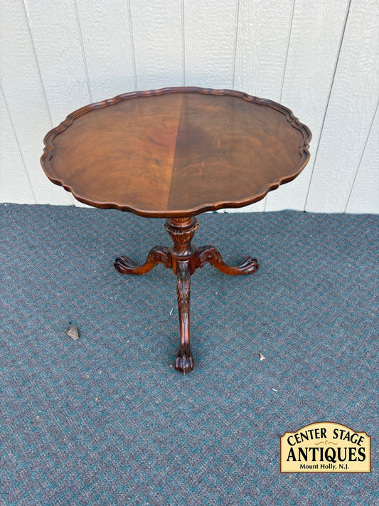 67234 Antique Chippendale Pie Crust  Table in Mahogany
