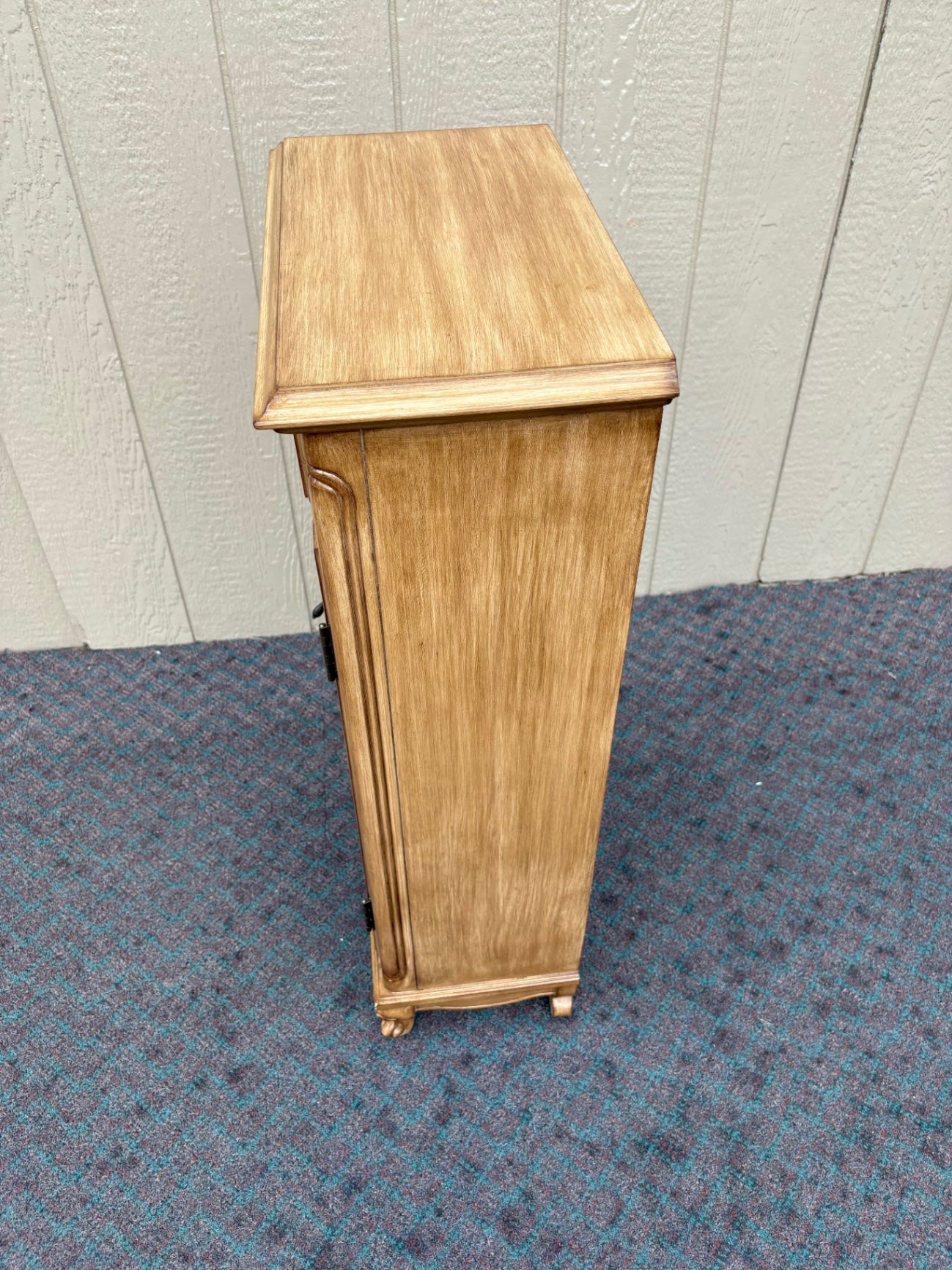 68031 Butler Traditional Wood Cabinet with Drawer and Door Storage