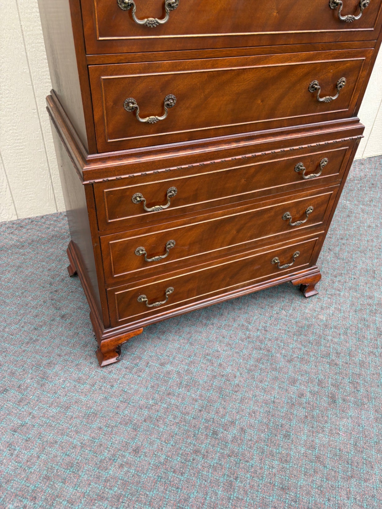 67885  Vintage Rway Chest of Drawers, Mahogany Finish, 1940s