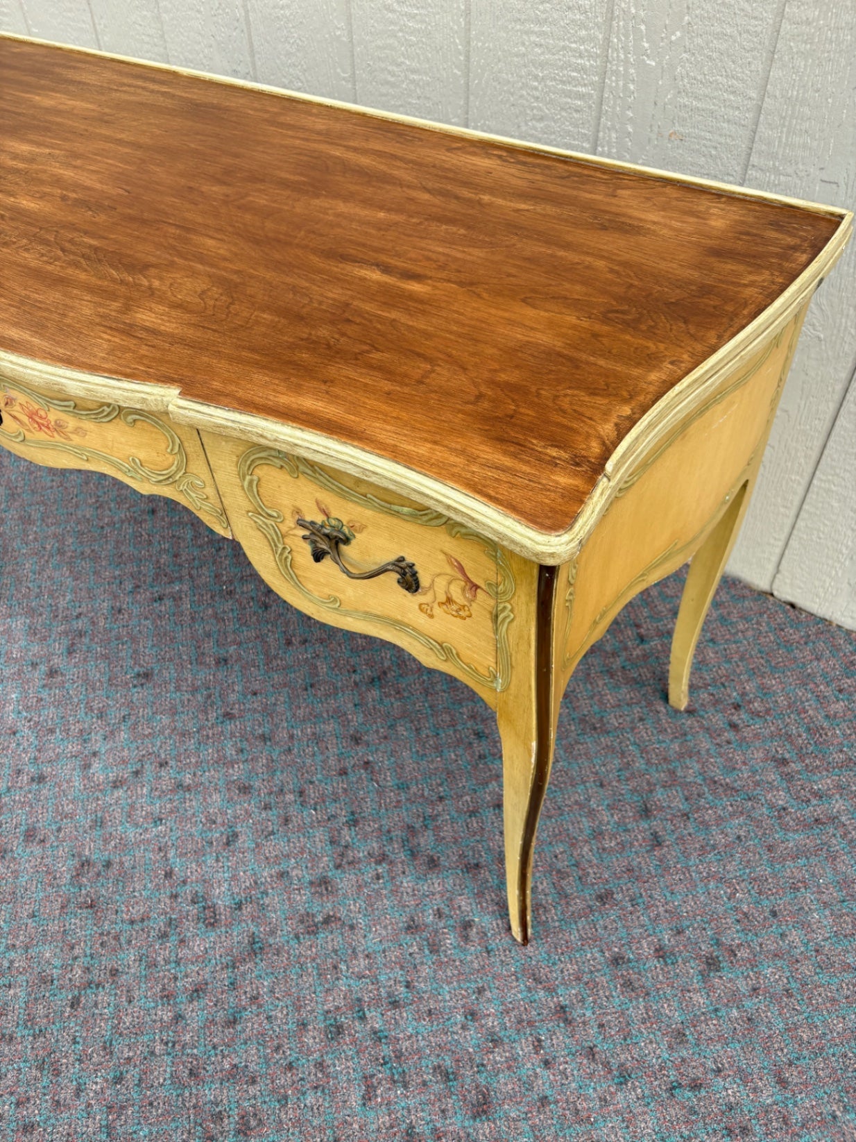67915 Elegant French Provincial Vanity Desk by J.B. Van Sciver Co.
