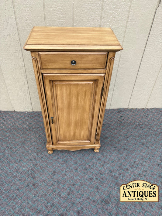 68031 Butler Traditional Wood Cabinet with Drawer and Door Storage