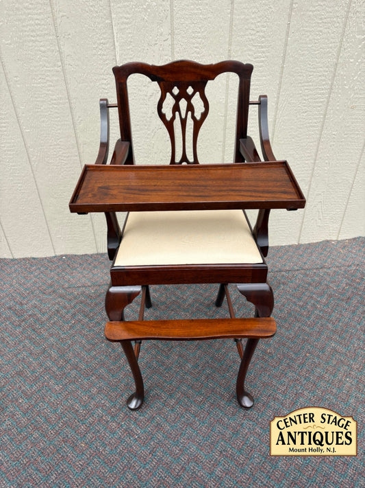 67825  Madison Square Wooden High Chair with Tray and Cushion