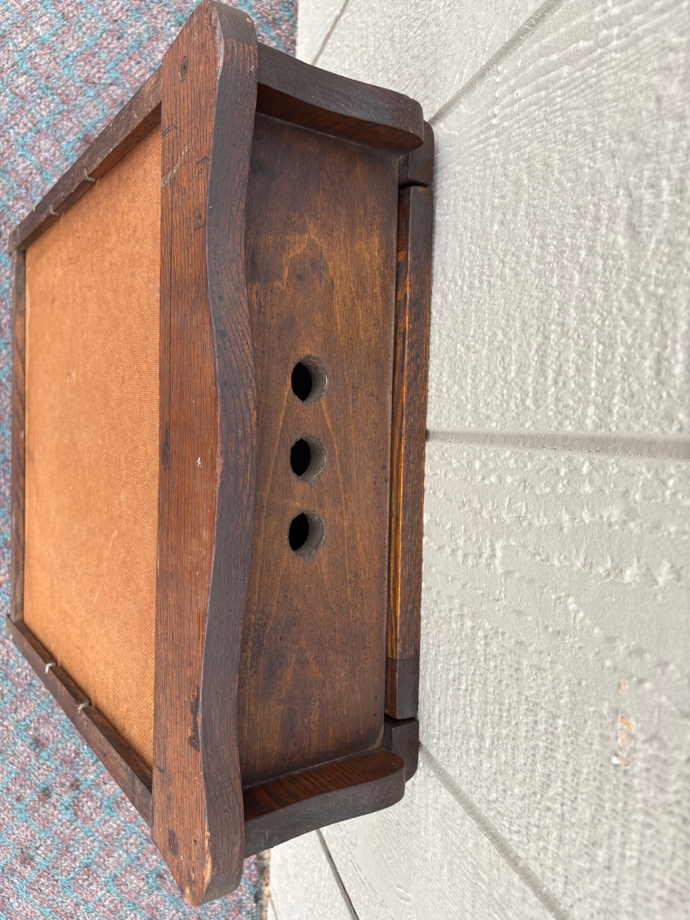 68116  Vintage Oak Medicine Wall Cabinet with Mirror by Donnelly