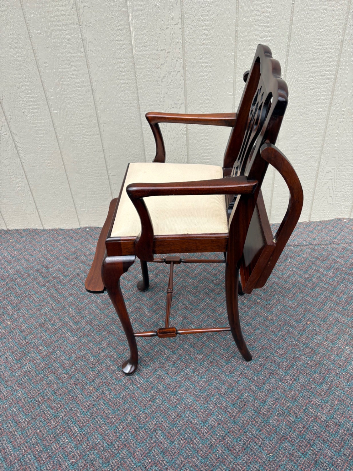 67825  Madison Square Wooden High Chair with Tray and Cushion