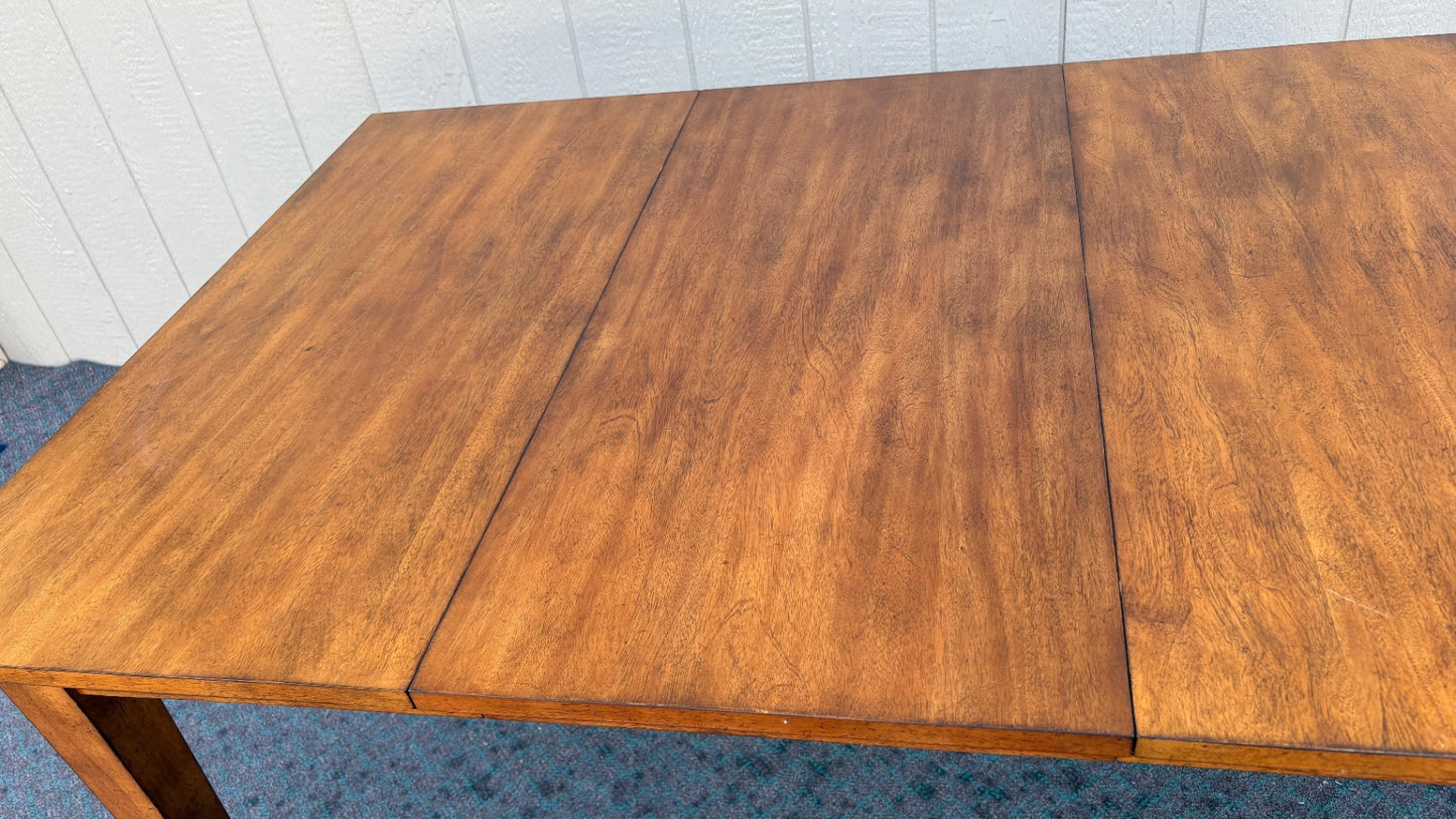 Ethan Allen Dining Table and 4 Chairs Set in Mid-Century Style