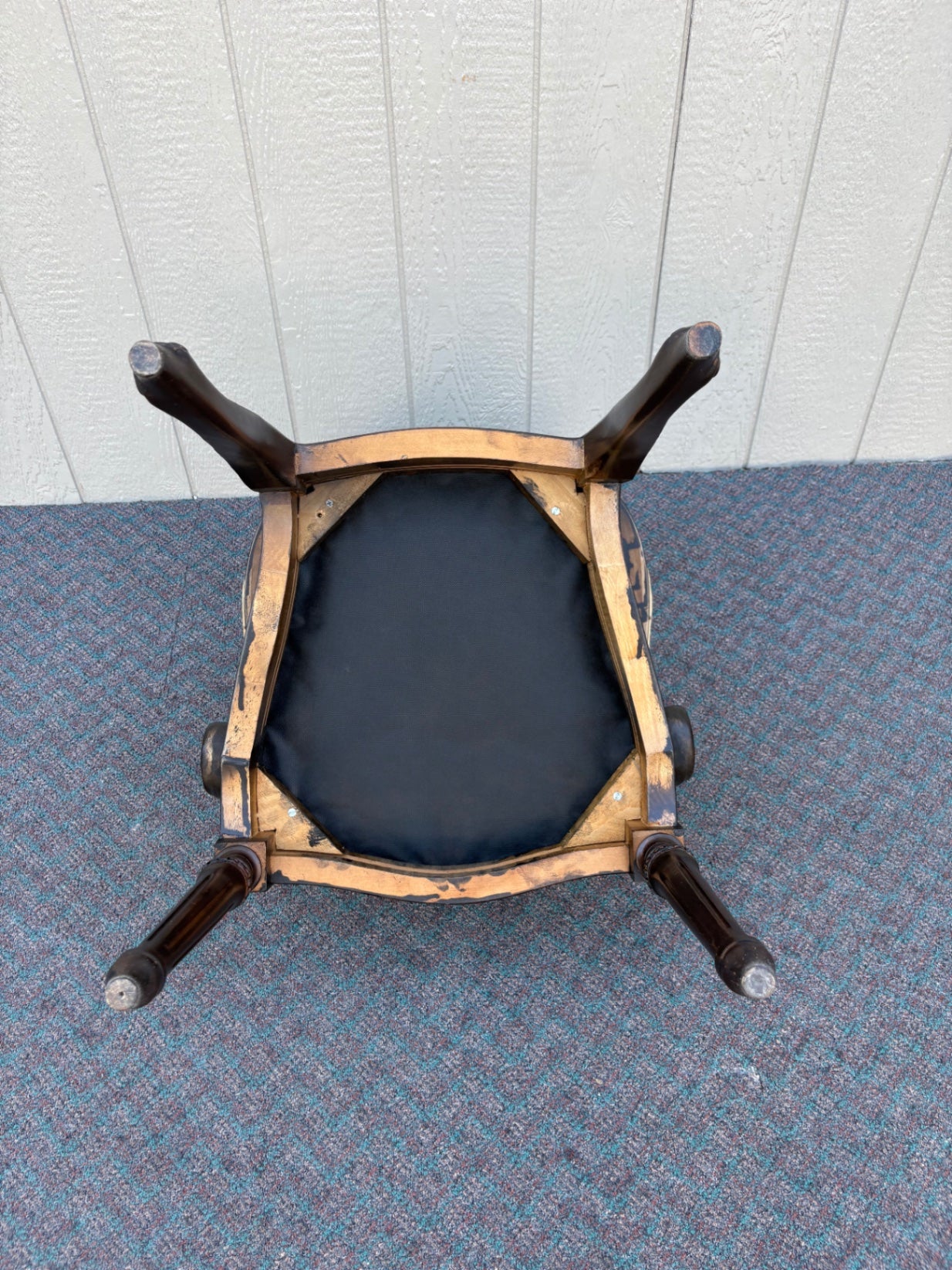 67853 Set of 6 Victorian Revival Dining Chairs with Carved Details