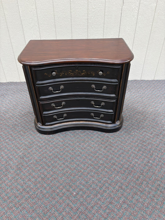 67804 Hooker Seven Seas Ebony and Cherry Two-Drawer File Cabinet