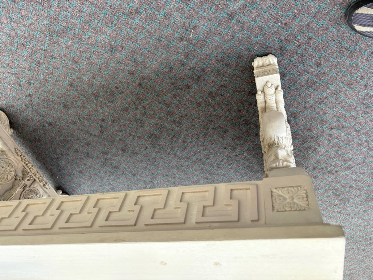 68082  Victorian Gryphon Table with Intricate Carved Details