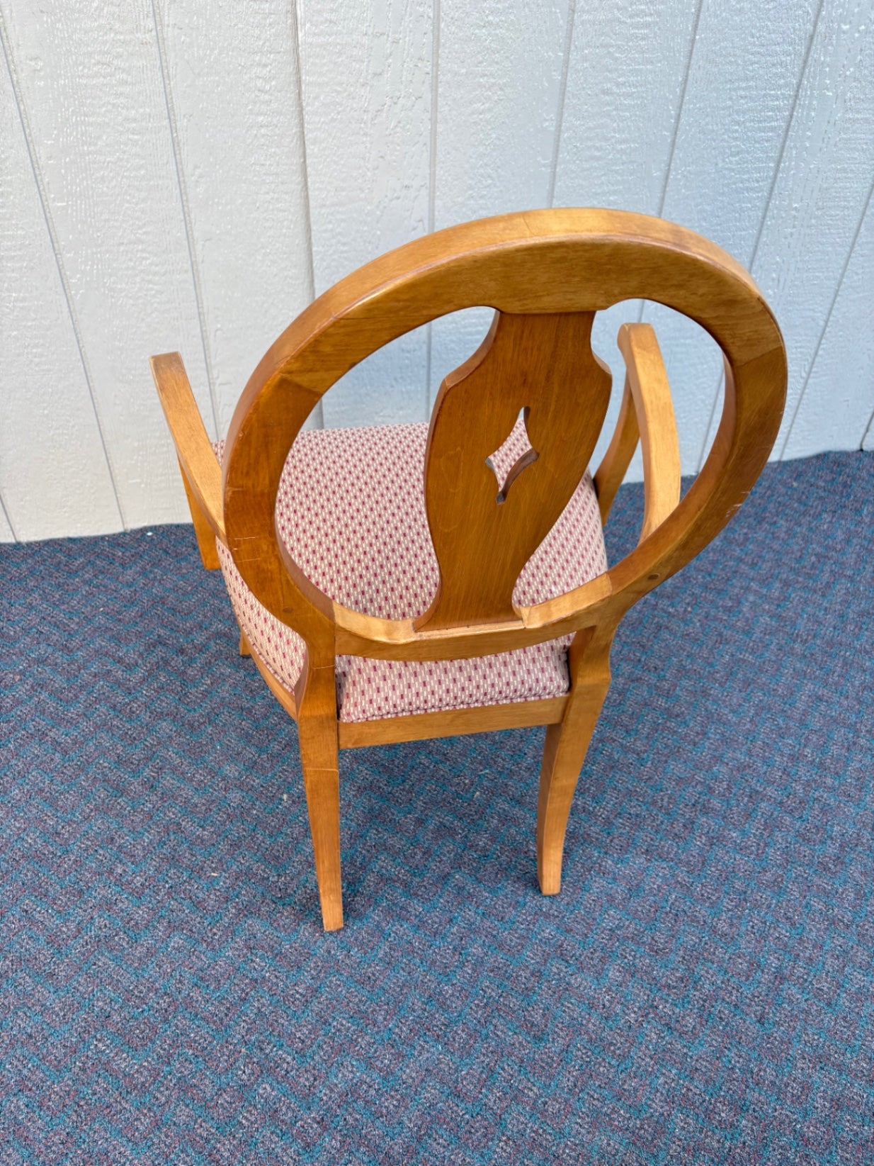 67749 Set of 6 Ethan Allen Country Colors Dining Chairs with Oval Back Design