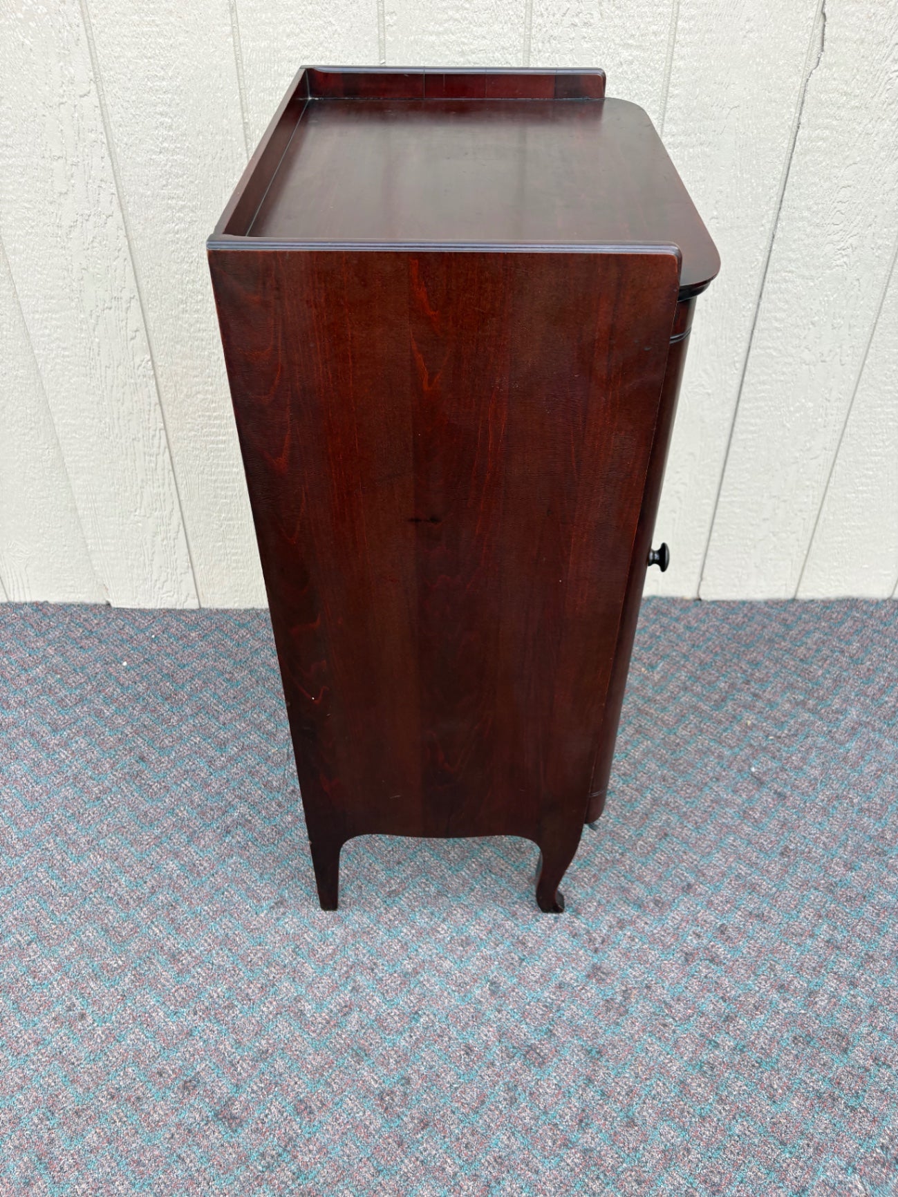 67871 Victorian Mahogany Sheet Music Cabinet with Shelves