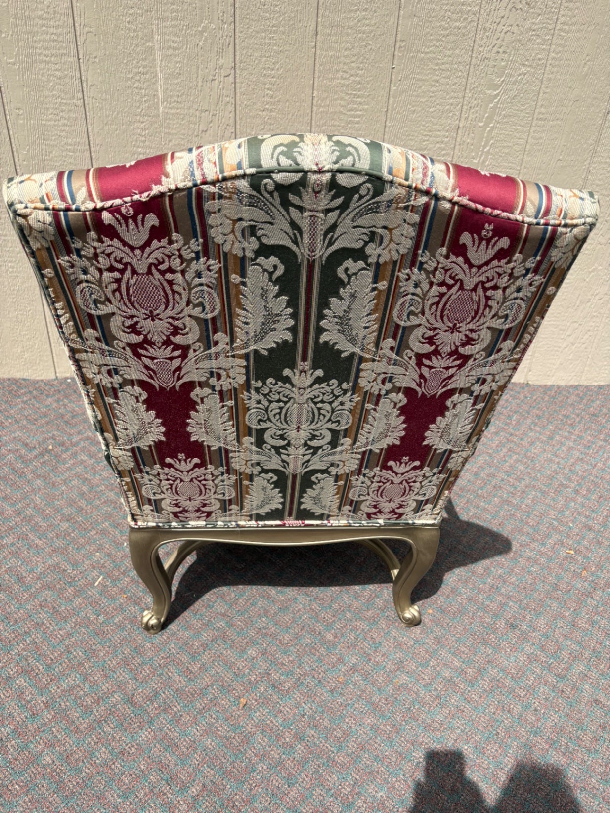 Queen Anne Style Cherry Console Table with Two Drawers