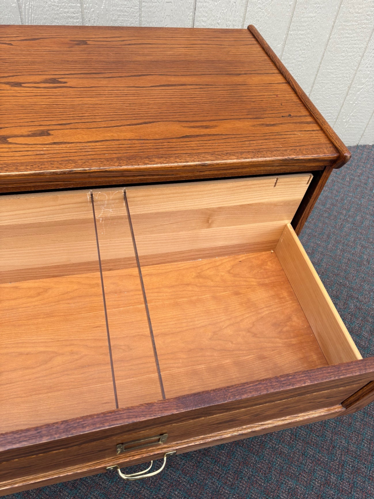 67806  Oak Two-Drawer File Cabinet by Winners Only