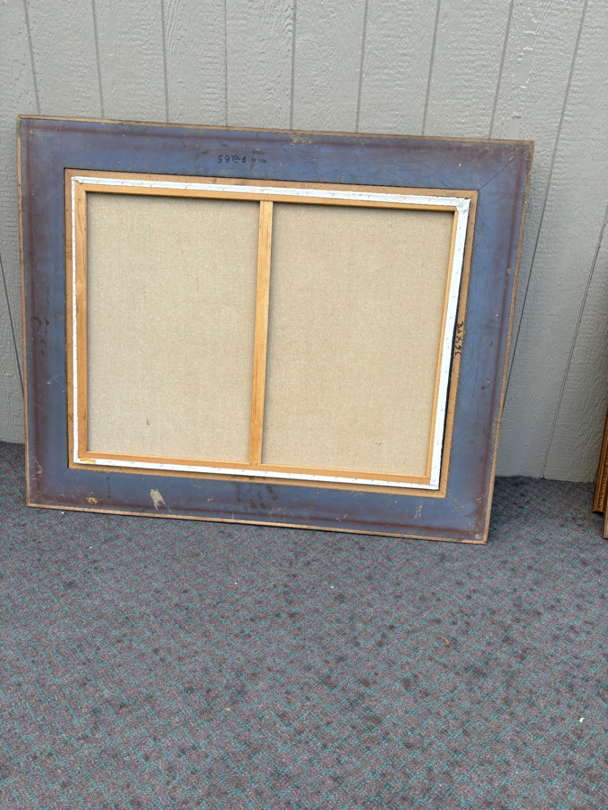 68037 Large Framed Oil Painting of Musicians in Ornate Gold Frame