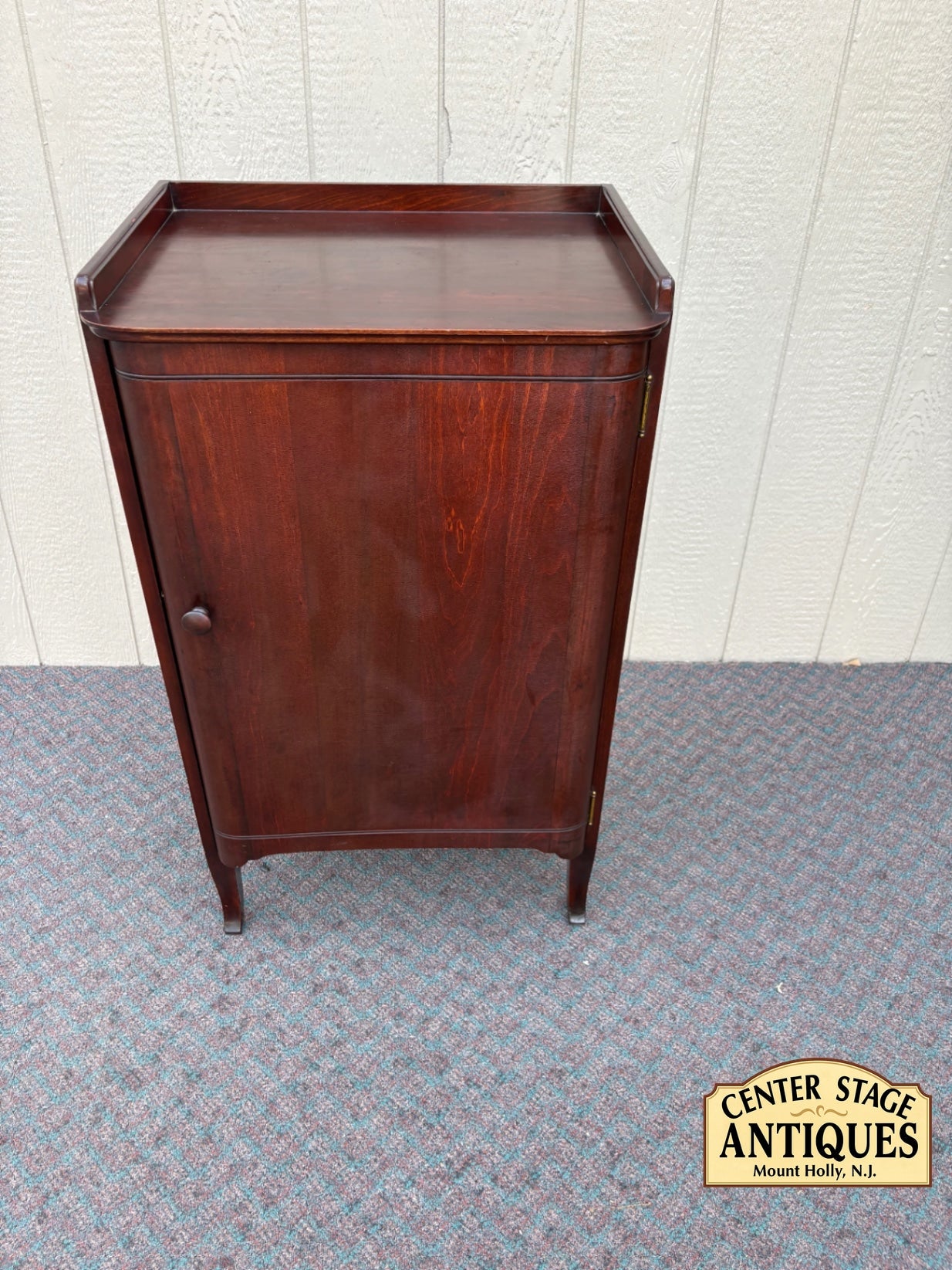 67871 Victorian Mahogany Sheet Music Cabinet with Shelves