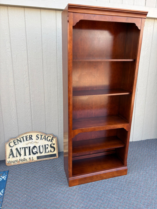67865 Classic Mahogany Bookcase with Adjustable Shelves