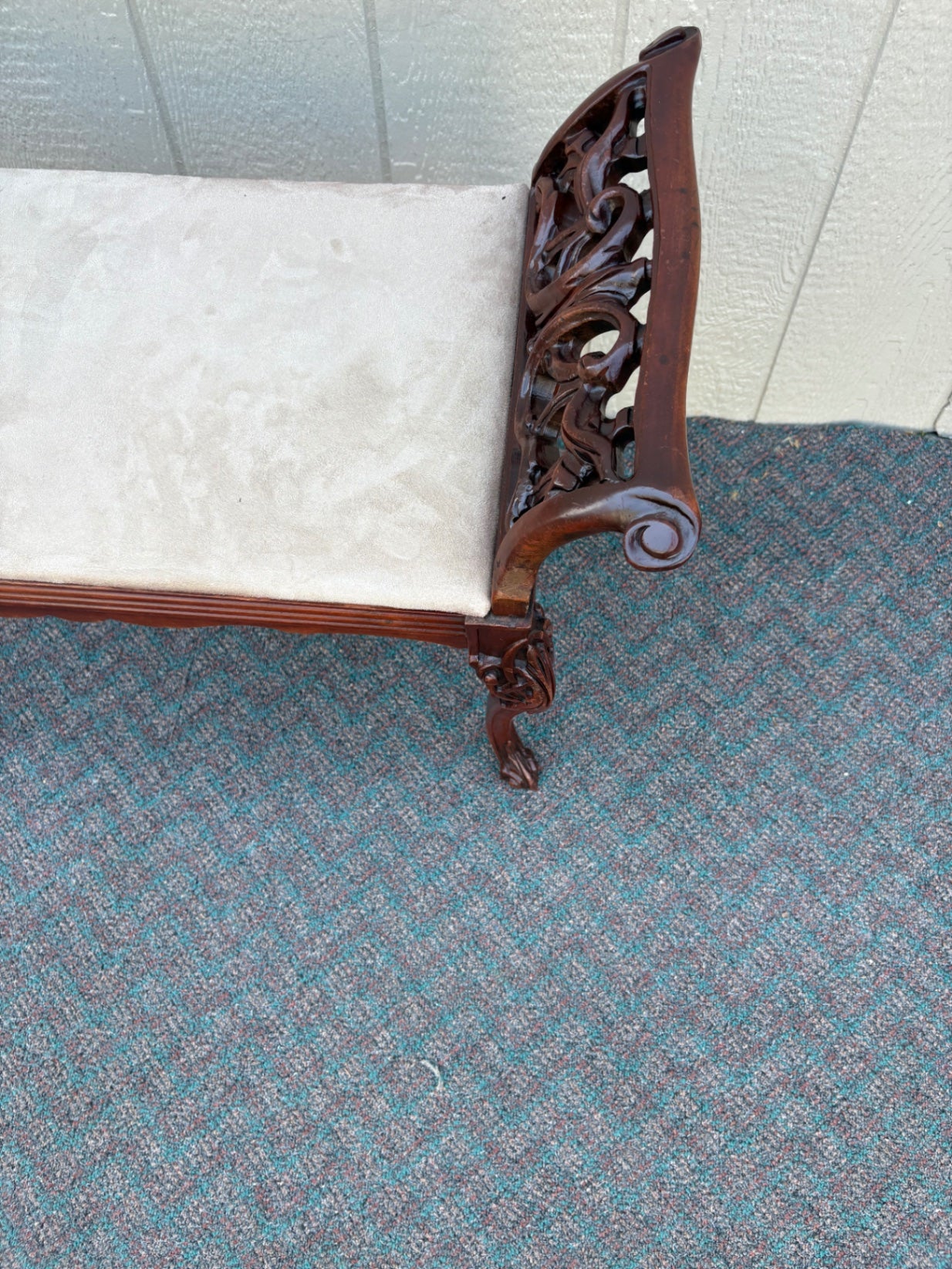 Drexel Flip Top Game Table, Mid-Century Mahogany Finish
