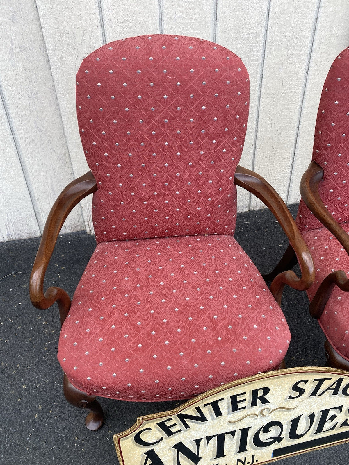 66446   Pair ETHAN ALLEN Bergere Armchair Chair s