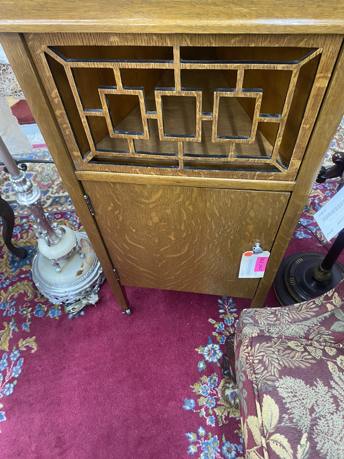 63816 Antique BRUNSWICK Oak Victrola PHONOGRAPH