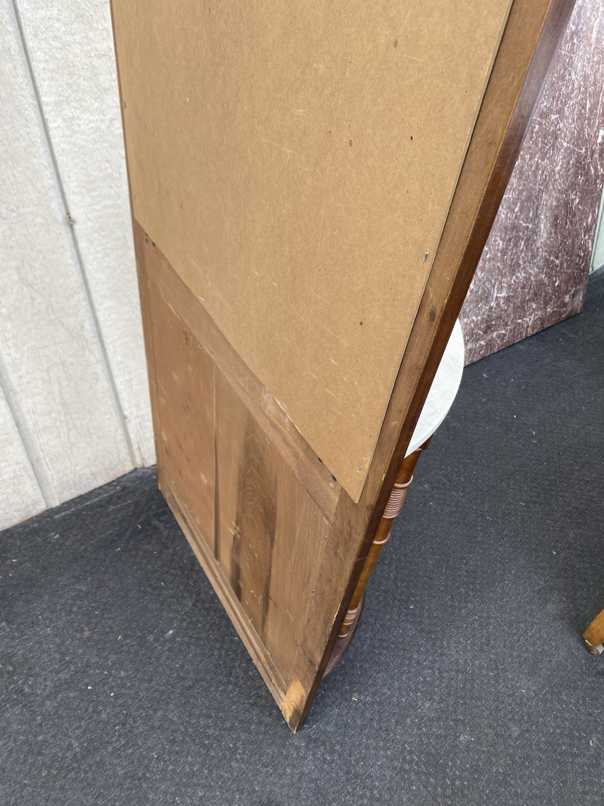 66451 Modern Hall Mirror Stand with a Shelf Hall Tree Hat Rack Hatrack