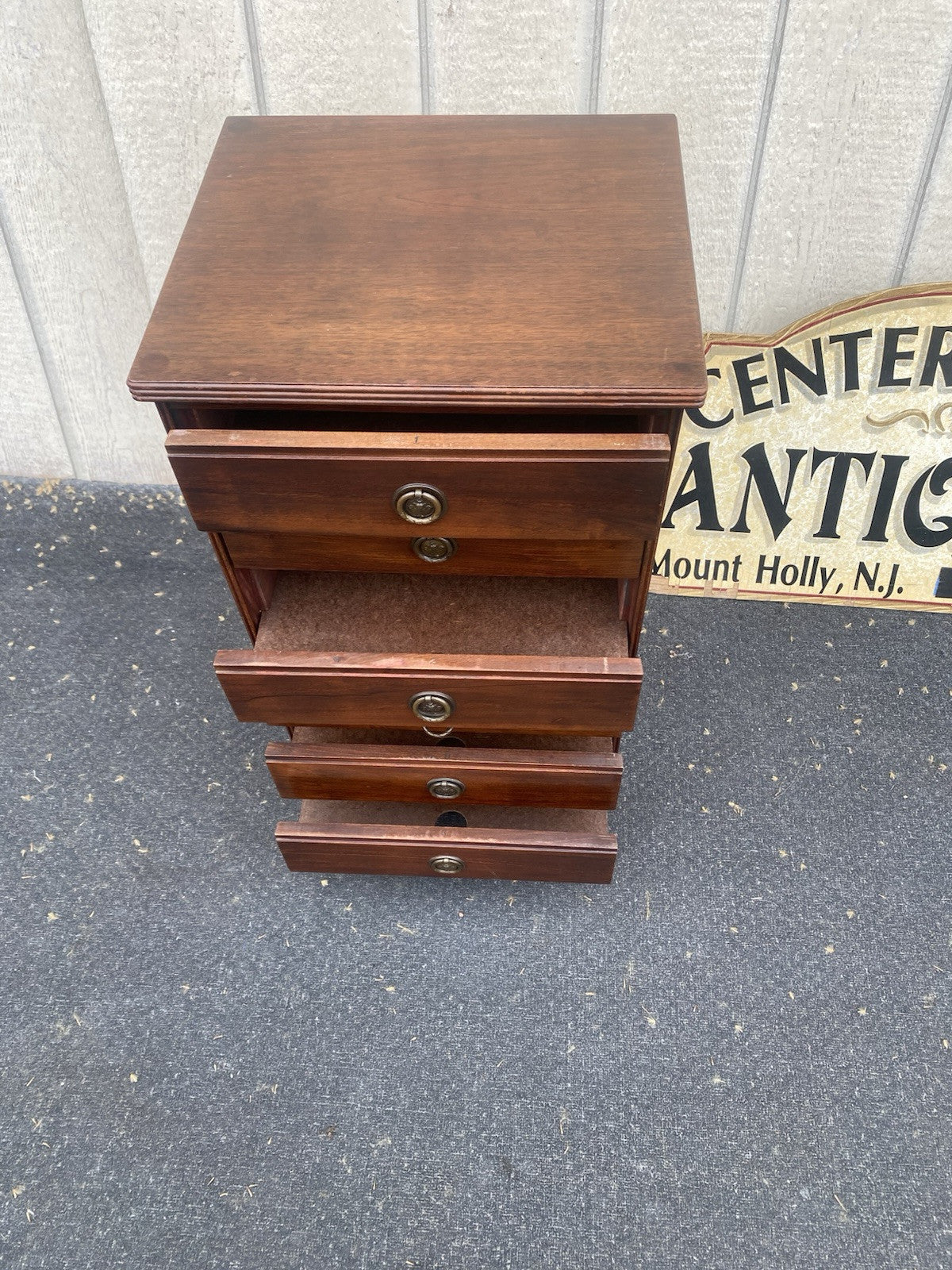 66428 Mahogany Sheet Music Cabinet Chest