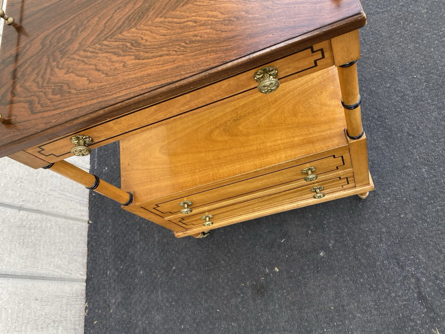 66187  Quality Custom Hand Made Nightstand End Table Stand