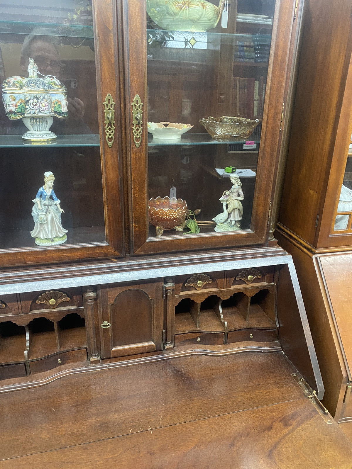 64278 American Drew Secretary Desk with Bookcase Top