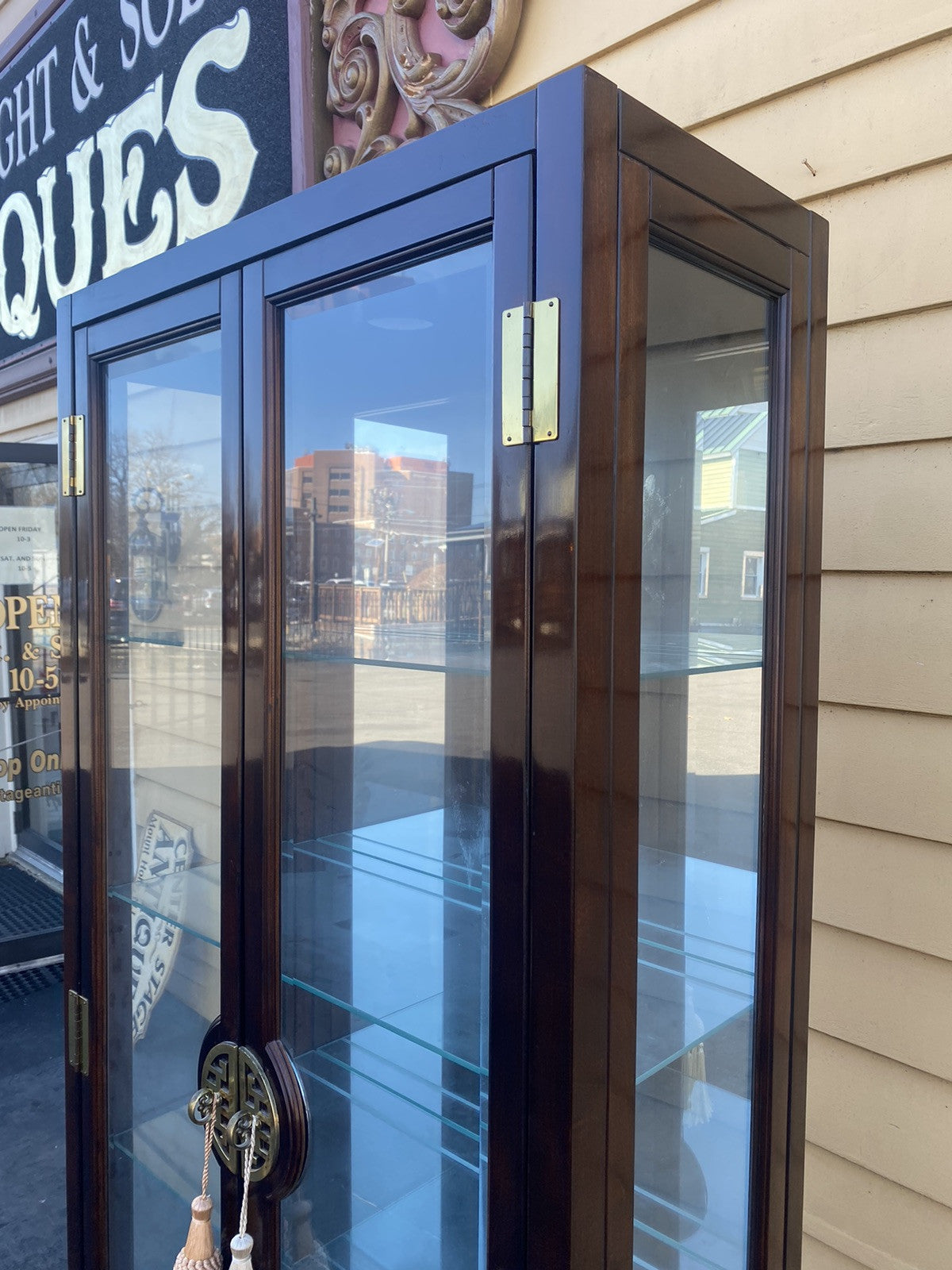 66385 American Furniture Oriental  Curio China Cabinet